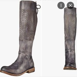 Womens BedStu leather boots, size 8